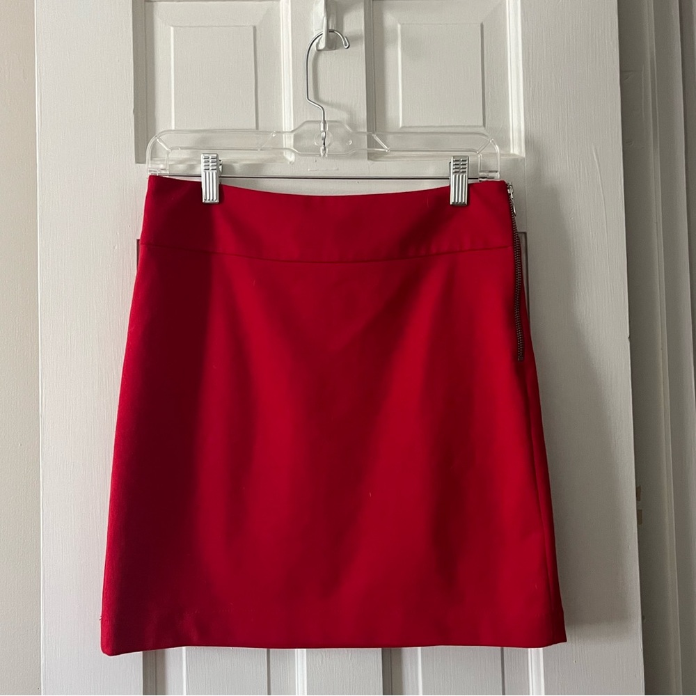Banana Republic Red Mini Skirt